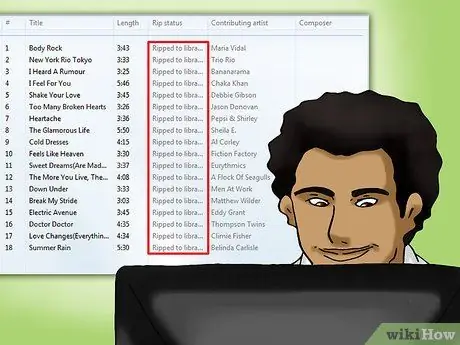 Perkelkite muziką iš kompaktinio disko į kompiuterį 22 veiksmas