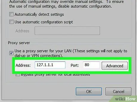 Canvieu la configuració del servidor intermediari Pas 29