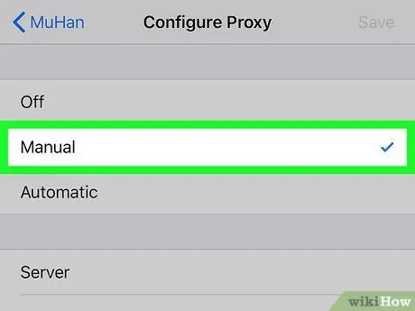 Canvieu la configuració del servidor intermediari Pas 43