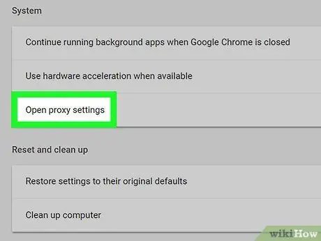 Change Proxy Settings Step 5