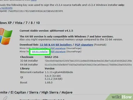 Lejupielādējiet un atveriet Torrent failus 3. darbība