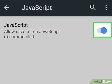 Povoliť súbory cookie a JavaScript, krok 9