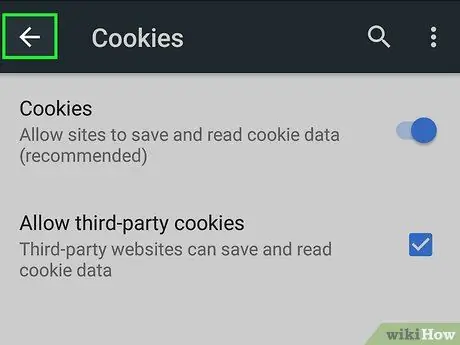 Cookies və JavaScript 7 -ni aktiv edin