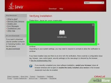 Java inschakelen in Firefox Stap 3