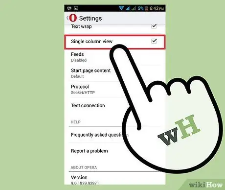 Stahujte videa z YouTube pomocí webového prohlížeče Opera Mini (mobilní) Krok 17