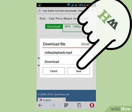 Mag-download ng Mga Video mula sa YouTube Gamit ang Opera Mini Web Browser (Mobile) Hakbang 8