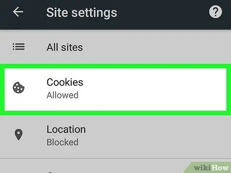 Habilite las cookies en su navegador web de Internet Paso 12