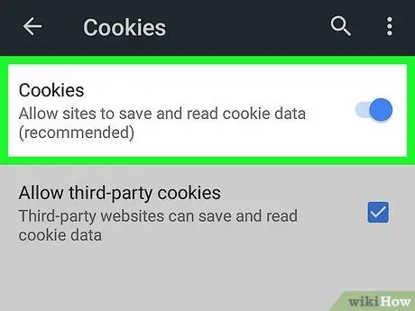 Paganahin ang Cookies sa Iyong Internet Web Browser Hakbang 13