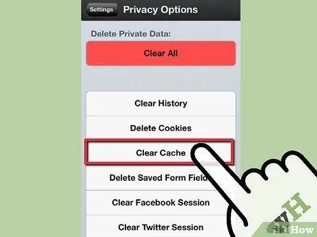 ล้างแคชของเบราว์เซอร์ของคุณบน iPhone ขั้นตอนที่ 12