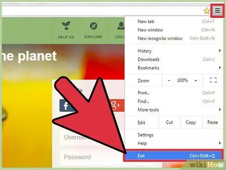 Fermez Google Chrome Étape 20