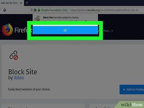 Thaiv thiab Unblock Internet Chaw nrog Firefox Kauj Ruam 5