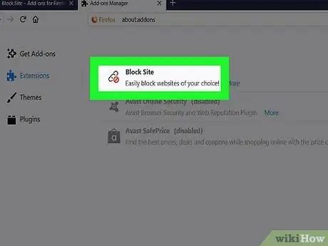 قم بحظر مواقع الإنترنت وإلغاء حظرها باستخدام Firefox الخطوة 8