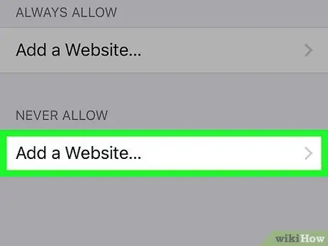 Block a Website in Safari Step 7