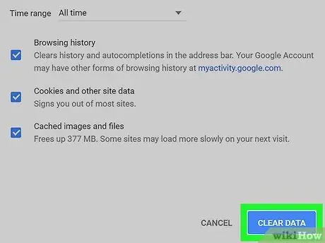 Chrome 9догу Кэшти тазалоо