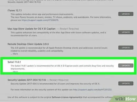 I-update ang Safari sa Mac Hakbang 11