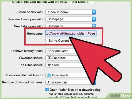 Zmeňte svoju úvodnú stránku v Safari Krok 12