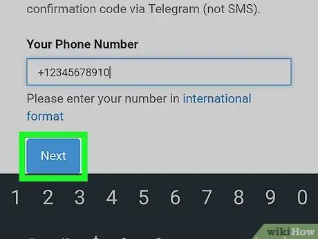 Fshini një llogari Telegram në Android Hapi 3