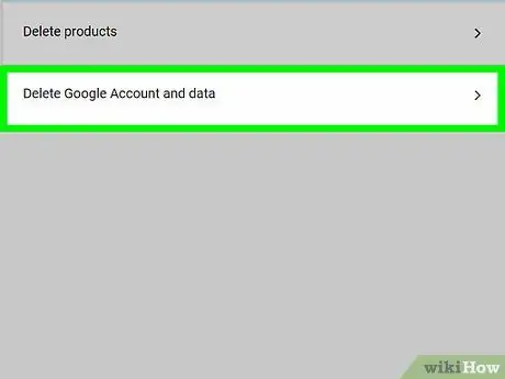 Eliminar una cuenta de Google o Gmail Paso 5