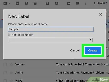 Lumikha ng isang Bagong Folder sa Gmail Hakbang 7