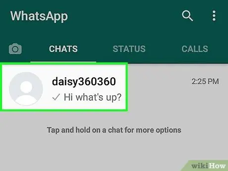 Pozrite sa, kedy bol niekto naposledy online na WhatsApp, krok 7