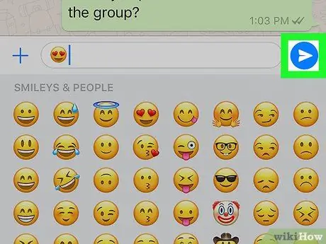 Obtenga Emojis en WhatsApp Paso 9