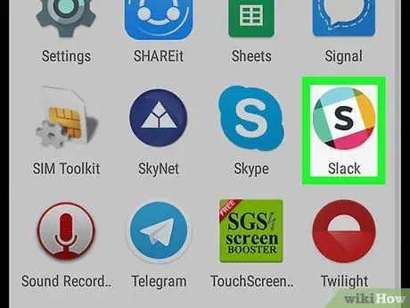 Add Someone to a Direct Message on Slack on Android Step 1