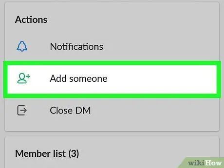 Voeg iemand by 'n direkte boodskap op Slack op Android Stap 12