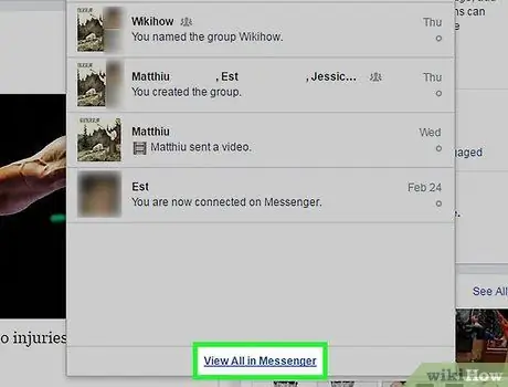 Zie berichtverzoeken op Facebook Messenger Stap 6