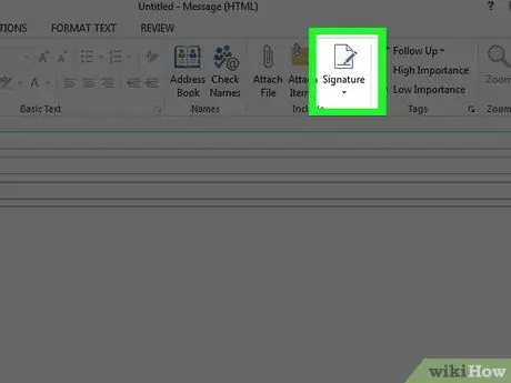 Ավելացրեք ստորագրություն Microsoft Outlook- ում Քայլ 16