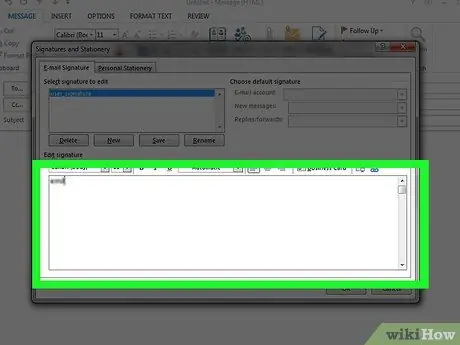 Adăugați o semnătură în Microsoft Outlook Pasul 20
