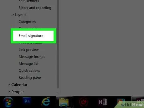 Add a Signature in Microsoft Outlook Step 4