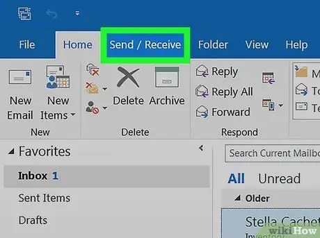 Disable “Work Offline” in Outlook Step 3