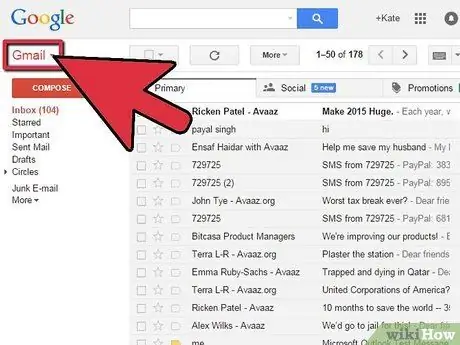 Добавление подписи к учетной записи Gmail Шаг 1