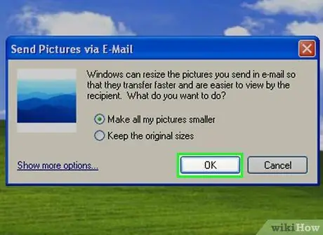 Fotók küldése e -mailben (Windows) 50. lépés