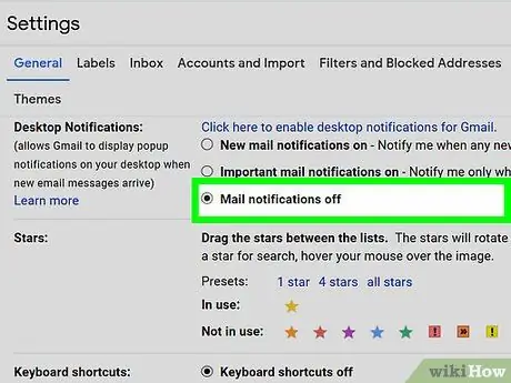 Desative as notificações da área de trabalho do Gmail, etapa 6