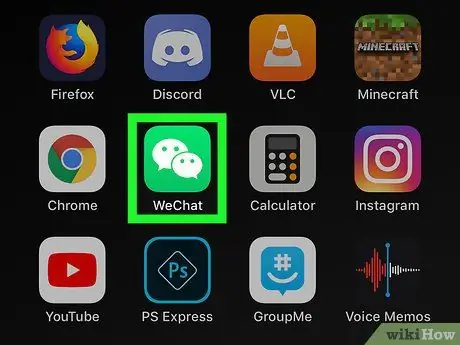 Efectuați un apel video la WeChat Pasul 1