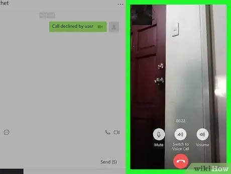 Efectuați un apel video la WeChat Pasul 13