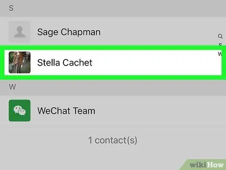 Совершить видеозвонок в WeChat Шаг 3