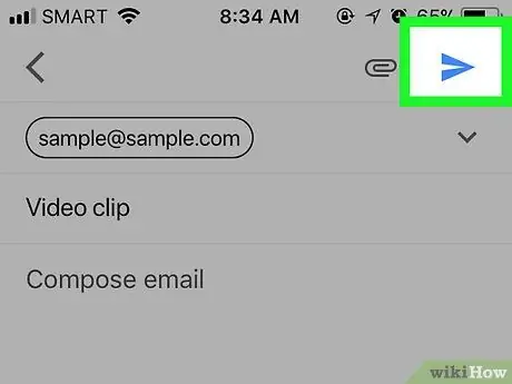 E-mel Klip Video melalui Gmail Langkah 20