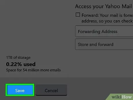 Dodajte potpis u Yahoo Mail Korak 8