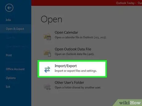 Export kontaktov z aplikácie Outlook Krok 10