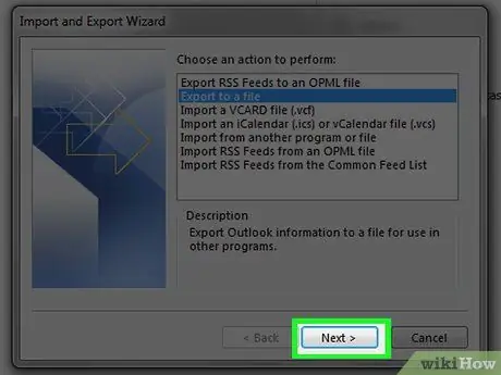 Export Contacts from Outlook Step 12