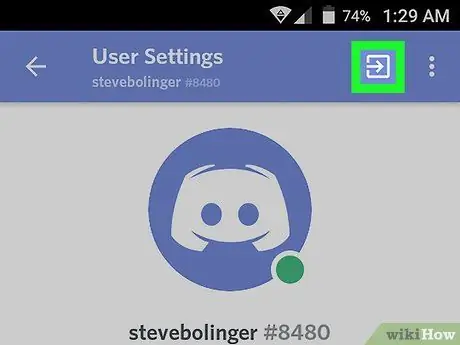 Slet en Discord -konto på Android Trin 5