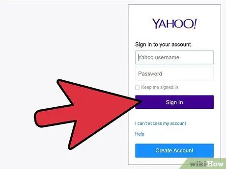 Créez un filtre dans Yahoo! Courrier Étape 1