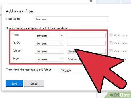 Erstellen Sie einen Filter in Yahoo! Mail Schritt 12