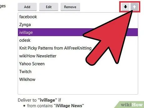 Créez un filtre dans Yahoo! Courrier Étape 14