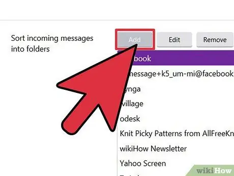 Yahoo! da Filtr yaradın! Poçt Adım 8