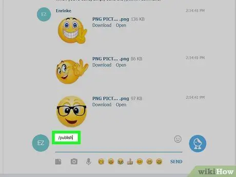 Bëni Stickers në Telegram në PC ose Mac Hapi 14