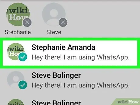 WhatsApp боюнча бир нече байланыштарга билдирүү жөнөтүү 30 -кадам