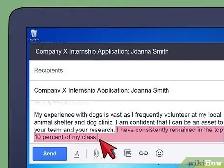 Write an Email Asking for an Internship Step 12